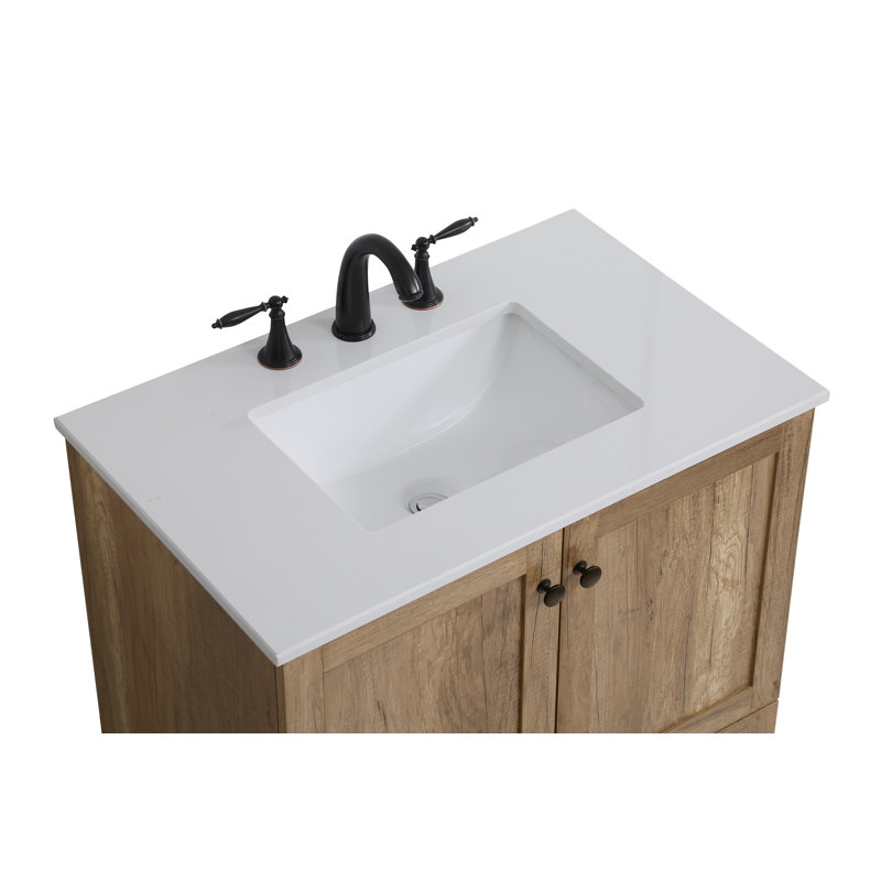 Foundry Select Shirk 30'' Freestanding Single Bathroom Vanity with